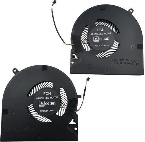 CPU & GPU Cooling Fan Replacement for Razer Blade 15 15.6 RZ09 RZ09-02385E92 RZ09-02386E91 RZ09-0288 RZ09-0301 DFS2001053E0T DFS551205WQ0T in Saudi Arabia