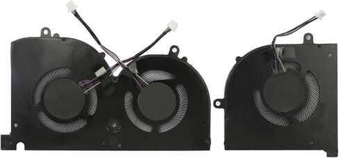 New CPU+GPU Cooling Fan for MSI GS75 Stealth P75 WS75 MS-17G1 MS-17G2 MS-17G3 P/N: BS5005HS-U3I BS5005HS-U3J MS-17G1 MS-17G2 MS-17G3 in Saudi Arabia