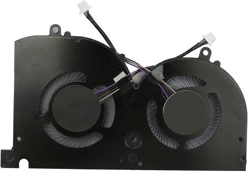 New CPU+GPU Cooling Fan for MSI GS75 Stealth P75 WS75 MS-17G1 MS-17G2 MS-17G3 P/N: BS5005HS-U3I BS5005HS-U3J MS-17G1 MS-17G2 MS-17G3 in Saudi Arabia