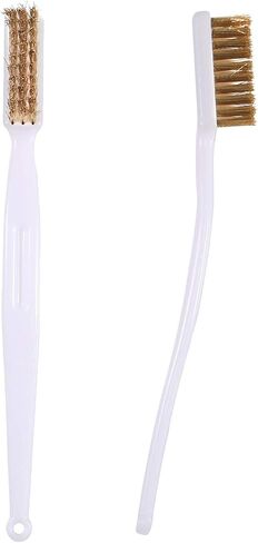 3D Printer Nozzle Cleaner Tool Copper Wire Toothbrush Copper Brush Hand Hot Bed Cleaning Block Parts Wire Brush 3D Printer Toothbrushes in Saudi Arabia