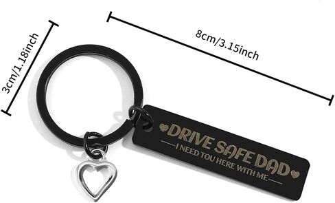 هدايا عيد الأب للأب من الابنة، هدايا عيد الأب للأب، سلسلة مفاتيح للأب، هدايا للأب من الابنة، الابنة، هدايا عيد الميلاد للأب - أنا أحب وأحتاجك يا أبي in Kuwait