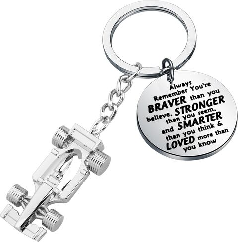 BNQL Racing Car Keychain Race Car Driver Gifts Racing Key Chain Car Racing Gifts for Race Car Lovers Car Model Keychain (Racing Car Keychain) in Kuwait