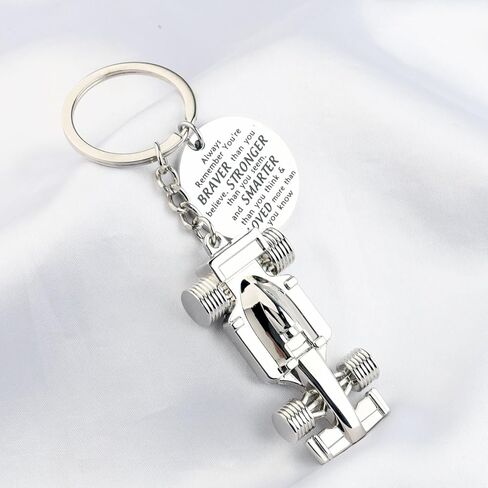 BNQL Racing Car Keychain Race Car Driver Gifts Racing Key Chain Car Racing Gifts for Race Car Lovers Car Model Keychain (Racing Car Keychain) in Kuwait