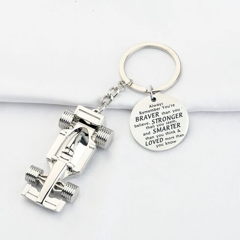 BNQL Racing Car Keychain Race Car Driver Gifts Racing Key Chain Car Racing Gifts for Race Car Lovers Car Model Keychain (Racing Car Keychain) in Kuwait