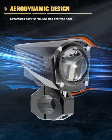 مصابيح ضباب LED للدراجات النارية من CO LIGHT، ضوء قيادة مساعد 60 وات 18000 لومين، أضواء كاشفة مزدوجة اللون، أضواء وامضة كهرمانية بيضاء مع 5 أوضاع لمجموعة أدوات تسخير الأسلاك، لسيارة شاحنة قارب ATV UTV، قطعتان in Kuwait