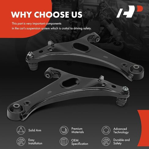 A-Premium 2 x Front Lower Control Arm with Ball Joint & Bushing, Compatible with Subaru Outback 2010-2014, Legacy 2010-2014 in Saudi Arabia
