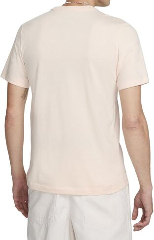 Nike Men's Sportswear Club T-Shirt (US, Alpha, XX-Large, Regular, Regular, Guava Ice/White) in Saudi Arabia