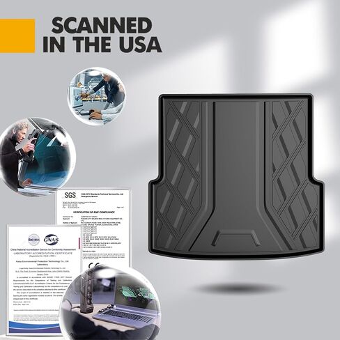 Original 2022-2024 I4 Cargo Liner for BMW I4 All Models- Custom Fit Heavy Duty TPE Trunk Mat - All Weather 100% Protection Liner 3D Shaped Laser Measured Cargo Mat Accessories for BMW I4 2022-2024 in Saudi Arabia