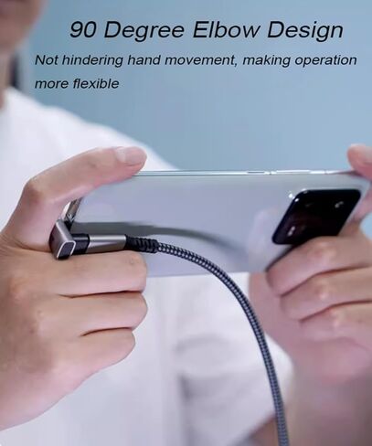 محول USB C 4.0، (3 حزم) 90 درجة 240 وات USB Type C 4.0 (USB4) محول 40 جيجابت في الثانية، يدعم فيديو 8K، مناسب للهاتف المحمول، MacBook/Air، iPhone 15/Pro/Pro Max in Kuwait