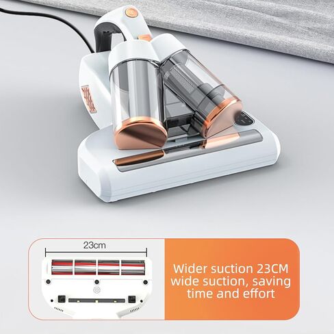 مكنسة كهربائية للمراتب بقدرة 500 واط مع كوب مزدوج، مكنسة كهربائية محمولة بقوة شفط 15 كيلو باسكال، نظام ترشيح 5 طبقات، مكانس كهربائية محمولة للحساسية/الحيوانات الأليفة/الغبار/الشعر (سلكية) in Kuwait