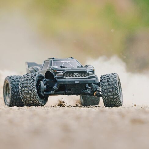 شاحنة ARRMA RC 1/10 VORTEKS 4X2 Boost MEGA 550 شاحنة استاد مصقولة RTR مع بطارية وشاحن، جونميتال، ARA4105SV4T2 in Saudi Arabia