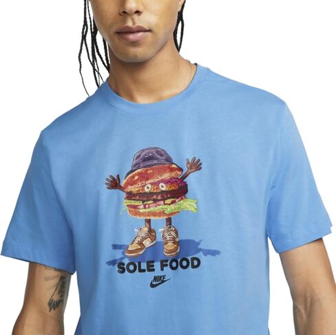 تيشيرت Sole Food Graphic للرجال من Nike، مقاس X-Large، أزرق جامعي in Saudi Arabia