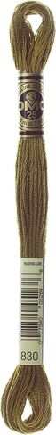 Dmc 6-Strand Embroidery Cotton 8.7yd-Dark Golden Olive in Saudi Arabia