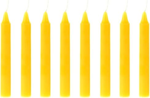 Mega Candles 12 pcs Citronella Scented 10 Inch x 7/8 Inch Taper Candle, Paraffin Wax Candles, Great for Indoor & Outdoor Use, Camping, Party Usage & More in Saudi Arabia