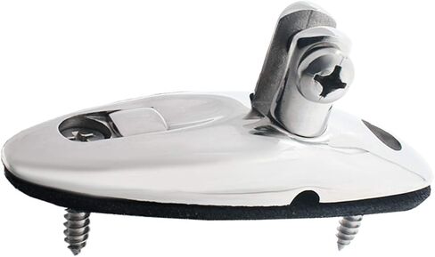 YANYU 2 قطعة Bimini علوي سريع الفك مفصل سطح السفينة 316 مركب من الفولاذ المقاوم للصدأ جانب جبل مفصل دوار مع مسامير وحشية مطاطية in Kuwait