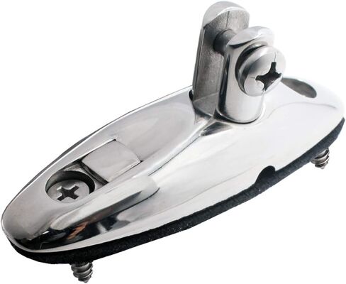 YANYU 2 قطعة Bimini علوي سريع الفك مفصل سطح السفينة 316 مركب من الفولاذ المقاوم للصدأ جانب جبل مفصل دوار مع مسامير وحشية مطاطية in Kuwait