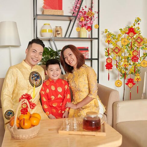 44 جهاز كمبيوتر شخصى زينة السنة الصينية الجديدة، مهرجان الربيع الصينية عقدة شنقا الحلي لاكي فو النحاس عملة المعلقات السنة القمرية الجديدة الزينة التنين السنة الجديدة الحلي المنزل مكتب سيارة شجرة ديكور in Kuwait