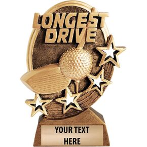 Crown Awards Longest Drive Golf Trophy Prime
