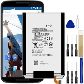 Replacement Battery EZ30 SNN5953A for Motorola Nexus 6 XT1100 XT1103 Battery Free Adhesive Tool