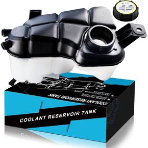 LR004080 Coolant Overflow Reservoir Tank Fit For:-Land Rover LR2 2009 2010 2011 2012 09 10 11 12, Engine Overflow Recovery Reservoir Tank 30680909, 30792150, 31200320(With Sensor & Cap)