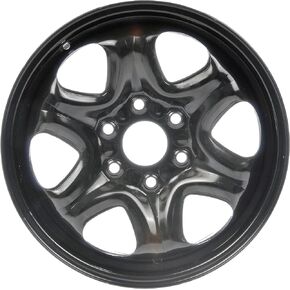 Dorman 939-161 17 x 7.5 In. Steel Wheel Compatible with Select Chevrolet Models, Black