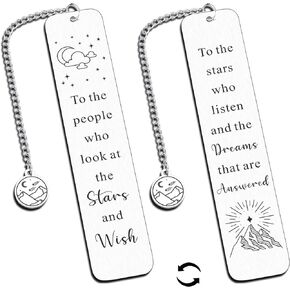 Bookmark Gift for Women Men Book Fans Friend Merch Merchandise Inspirational Gifts for Women Men Book Lovers Bookmark Christmas Stocking Stuffer Valentines Day Birthday Gift Bookish