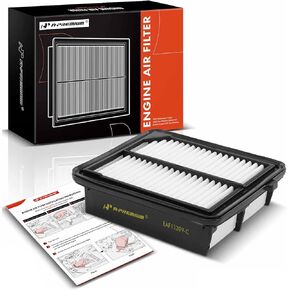 A-Premium Engine Air Filter Compatible with Honda Models - Accord 2014-2015 2017-2023(Hybrid Only), CR-V 2020-2022(Hybrid Only) - L4 2.0L, FULL HYBRID EV-GAS (FHEV) - Replace# CA11399, 17220-5K0-A00