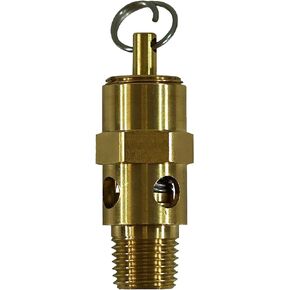 Kingston 1/4" NPT Brass Soft Seat Industrial Pressure Relief Valve, Made In The USA. (240 PSI / 202 SCFM)