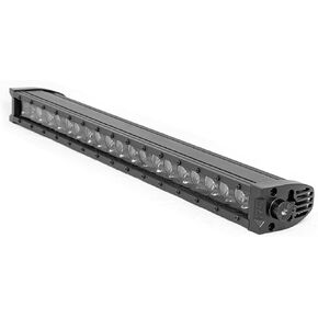 Rough Country 20" Black Series Single Row LED Light Bar | Amber DRL- 70720BLDRLA