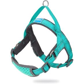 No Pull Dog Harness Adjustable Reflective Breathable Vest Harness Puppy Vest Step-in Dog Vest Soft Mesh Padded Pet Harness with Easy Control Handle for Small to Medium Dogs