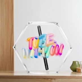 3D Hologram Fan，11.8 Inch Shopping malls, bars, party displays, cool decorations, suitable for Halloween, holographic fansNumber of lamp beads 256