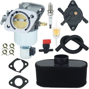 15004-0985 Carburetor Replaces for Kawasaki 15004-0829 15004-7063 Fits For FR691V FS691V 2-Cylinder 4-Stroke Models with Fuel Pump Air Filter