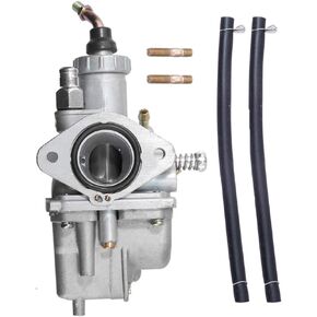 Carburetor w/Fuel Line Bolts Replacement for Yamaha Breeze Grizzly Grizzly 125 YFM125 Moto 4 YFM225 Timberwolf 250 YFB250