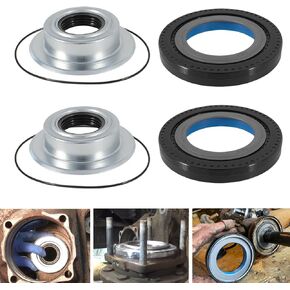 Fits for Ford Front Axle Knuckle Vacuum Seals & Hub O-Rings & Tube Dust Seals Kit Dana 60 Replacement parts, Fits for Ford Super Duty F250 F350 F450 F550 2005-2019