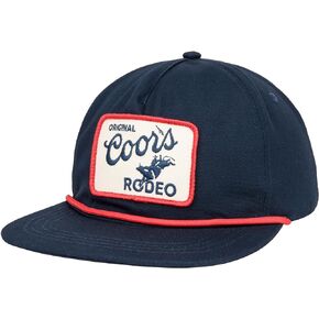 Coors Rodeo Logo Rope Low Adjustable Snapback Hat Navy