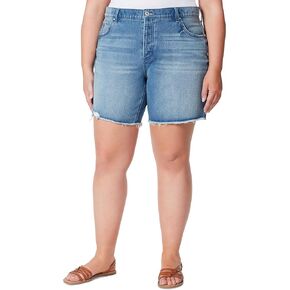 Women's Plus Size Relaxed High Rise Bermuda Short