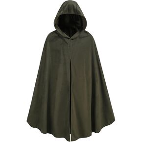 عباءة بغطاء للرأس من العصور الوسطى من Yolsun عصر النهضة مع غطاء للرأس للبالغين، أزياء تنكرية للهالوين in Kuwait