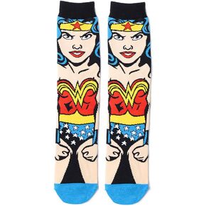Super Hero Marvel Comics DC Character 360 Crew Socks One Size in Kuwait