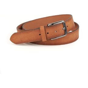 Awesometik Everyday Casual Jean Belts. 100% European Full Grain Real Leather, Classic Mens Belts Leather