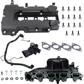 Upgrade Engine Valve Cover & Intake Manifold Kit Compatible with 2012-2020 Chevy Sonic Cruze Trax Buick Encore 1.4L Replaces# 615-380KIT 55573746 615-380 264-968 25198874 25200449 in Kuwait
