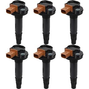 MAYASAF UF646 Ignition Coils [Pack of 6] for Ford 2012-2019 Taurus, 2015-2020 Transit-150/Transit-250/Transit-350/Transit-350 HD, 2011-2016 F-150,2013-2019 Flex