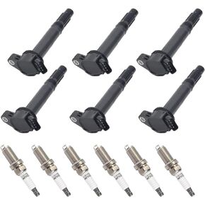 Ignition Coil Pack Set of 6Pcs Compatible with 2007-2017 Nissan Infiniti Maxima Murano Pathfinder Quest Altima Q50 QX60 FX35 3.5L V6 UF550