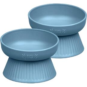 Harry Barker Small Plastic Modern Dog Bowls - 2 Pack