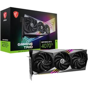 بطاقة رسومات MSI Gaming GeForce RTX 4070 Ti 12GB GDRR6X 192-Bit HDMI/DP Nvlink Tri-Frozr 3 Ada Lovelace Architecture (RTX 4070 Ti Gaming Trio 12G) in Kuwait