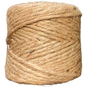 Natural Jute Twine for Arts Crafts Macrame and Packing String 360 Foot Roll