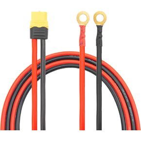 XT60 to O Ring Terminal Cable,XT60 Female to O Ring Connector with 3.93" 12AWG Silicone Wire for RC FPV Racing Drone Electric Heating Solar Panel