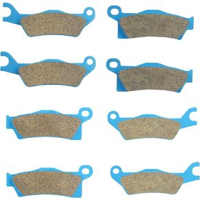 Front & Rear Ceramic Brake Pads Set for CAN-AM Renegade/Outlander, Renegade 570/800/850, 4 sets Front and Rear Brake Pads