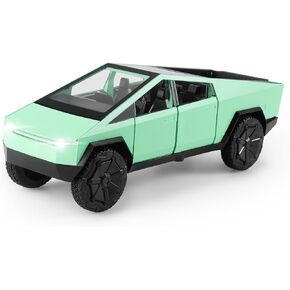 Toy Trucks 1/32 Diecast Cars Cybertruck Green Metal Toy Cars Gifts for Kids Adults Cybertruck Model Lovers Collection