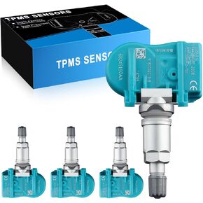 68249197AA 434MHz Tire Pressure Sensor Fit for:-Jeep Cherokee for:-RAM 1500 2500 3500 2014-2021, TPMS Monitoring System Repalcement 68239720AA 68157568AA 68239720AB (4 Pack)
