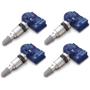 MORESENSOR Compact PRO Series 315MHz TPMS Tire Pressure Sensor 4-Pack | Preprogrammed for Select 500+ American Brand Models | Replacement for 20925924 20922900 15268606 | Clamp-in | KX-S024-4